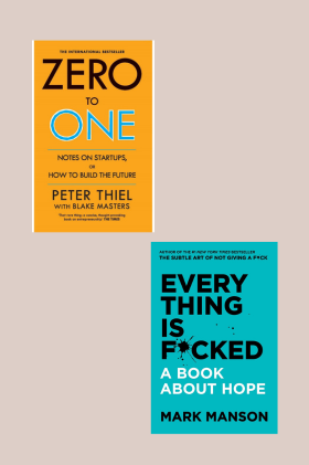 Zero to One + Everything Is F*cked (Paperback, English) bundle:
