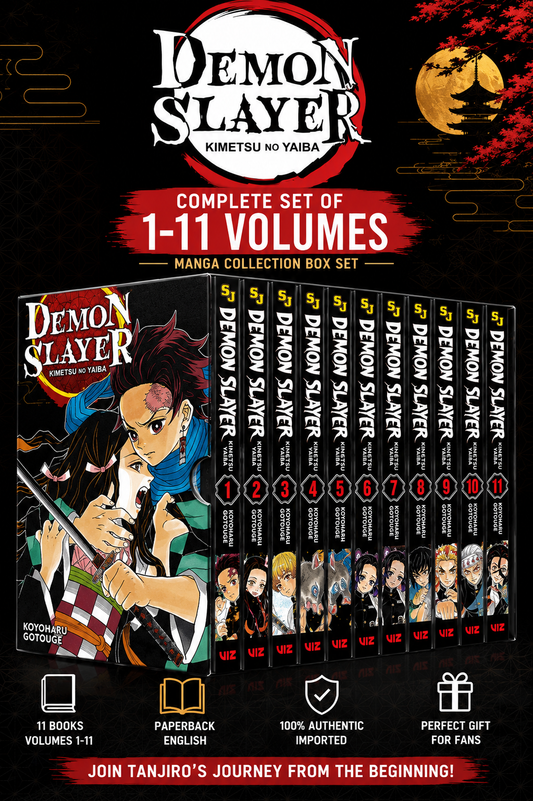 Demon slayer set of 1 - 11 volumes (Paperback english)