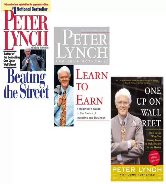 (Combo)Peter Lynch 3 Books Combo Learn To Earn, One On Wall Street & Beating The Street (Paperback)