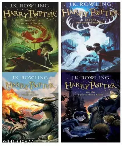 Harry Potter And Philosopher’s Stone + Harry Potter And Chamber Of Secrets + Harry Potter And Prisoner Of Azkaban + Harry Potter and the Goblet of Fire